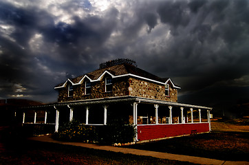 Image showing Old Stone Haunted House