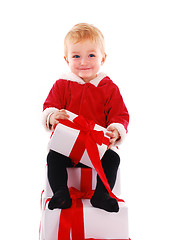 Image showing Christmas kid