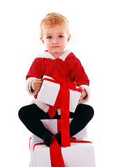 Image showing Christmas kid