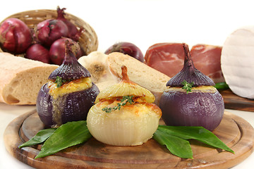 Image showing stuffed onions