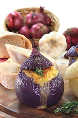 Image showing stuffed onions