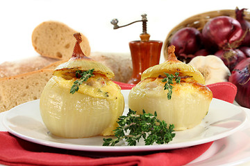 Image showing stuffed onions