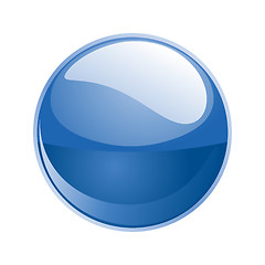 Image showing vector blue sphere 