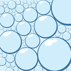 Image showing blue bubbles 