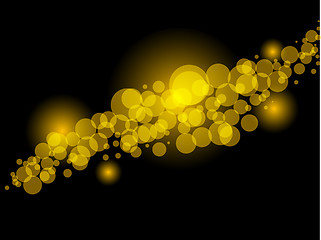 Image showing glittering lights