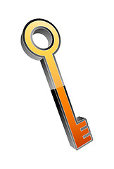 Image showing 3d key icon