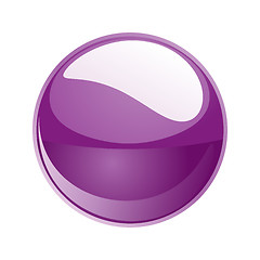 Image showing vector purple sphere 