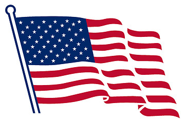 Image showing American flag