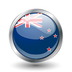 Image showing shiny button flag 