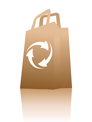 Image showing Recycled paper shopping bag 