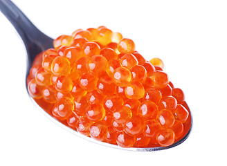 Image showing Fresh red caviar 