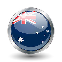 Image showing shiny button flag 