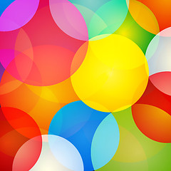 Image showing abstract colorful circles