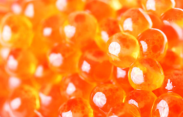 Image showing Fresh red caviar 