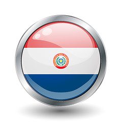 Image showing shiny button flag 