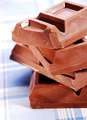 Image showing Blocks of Chocolate 