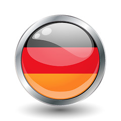 Image showing shiny button flag 