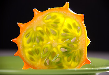 Image showing Kiwano or African horned melon