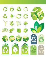 Image showing environmental / recycling icons