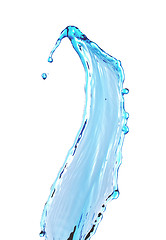 Image showing blue water splash