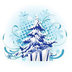 Image showing Christmas tree design