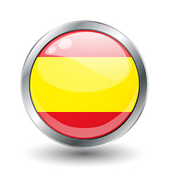 Image showing shiny button flag 