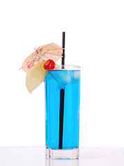 Image showing blue cocktail 