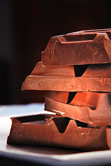 Image showing Blocks of Chocolate 