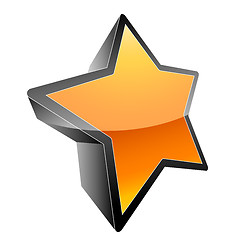 Image showing 3d star icon