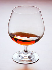 Image showing Glass of cognac