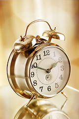 Image showing Old fashion alarm clock 