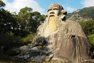 Image showing Giant statue of Laozi