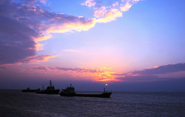 Image showing Ship in the sea