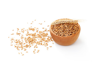 Image showing bowl of wheat