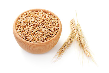 Image showing bowl of wheat