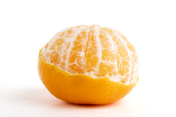 Image showing Partly Peeled Orange