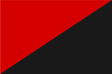 Image showing Anarchist Communist Flag