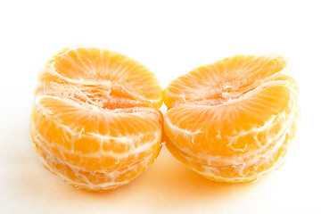 Image showing Halved Christmas orange