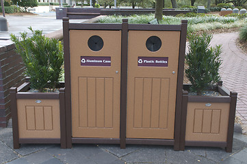 Image showing recycle bins