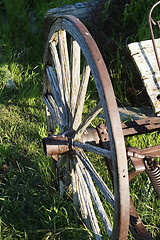 Image showing Wagon Wheel