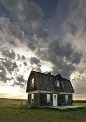 Image showing Old Prairie House