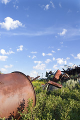 Image showing Garbage Pile Landscape