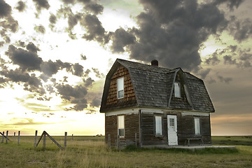 Image showing Old Prairie House