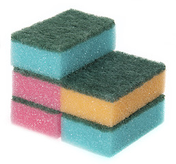 Image showing Dishwashing sponge