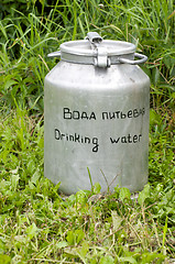 Image showing Water pail or bucket