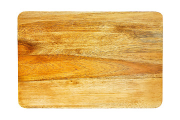 Image showing Wood board isolated