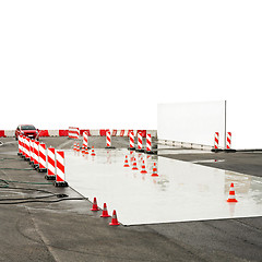 Image showing Wet drive test