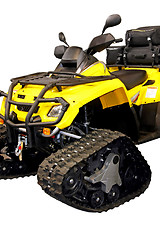 Image showing Snow mobile