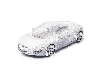 Image showing car in the snow