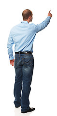 Image showing man pointing